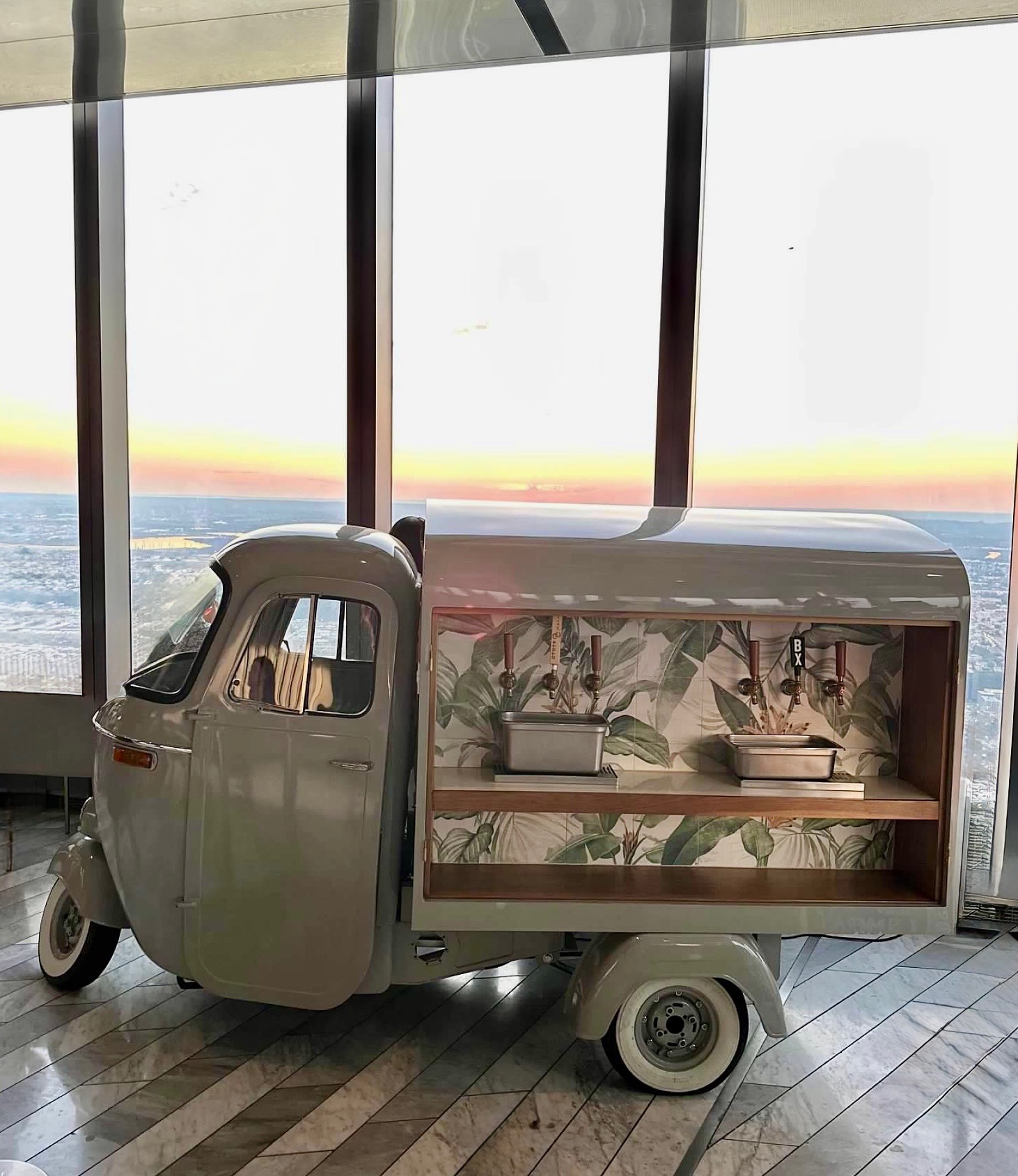 Silver Palm Ape at The Edge Hudson Yards NYC